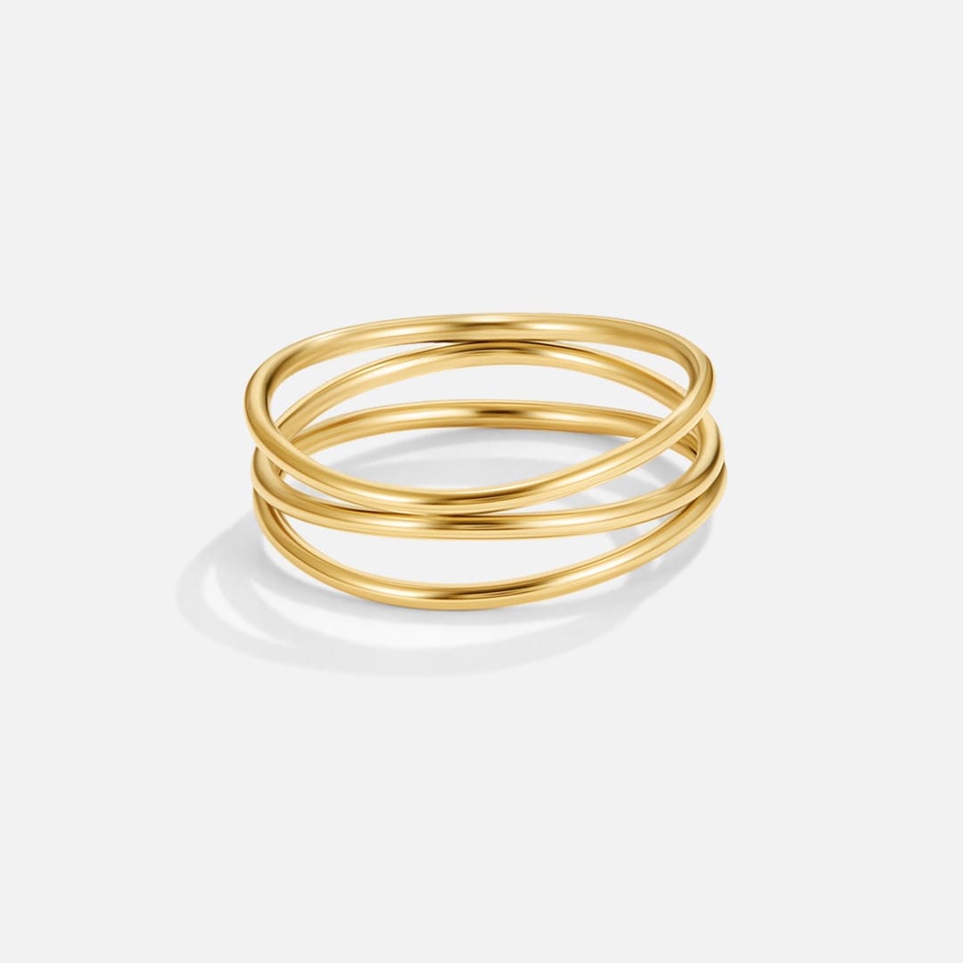 Infinity Loop Gold Ring