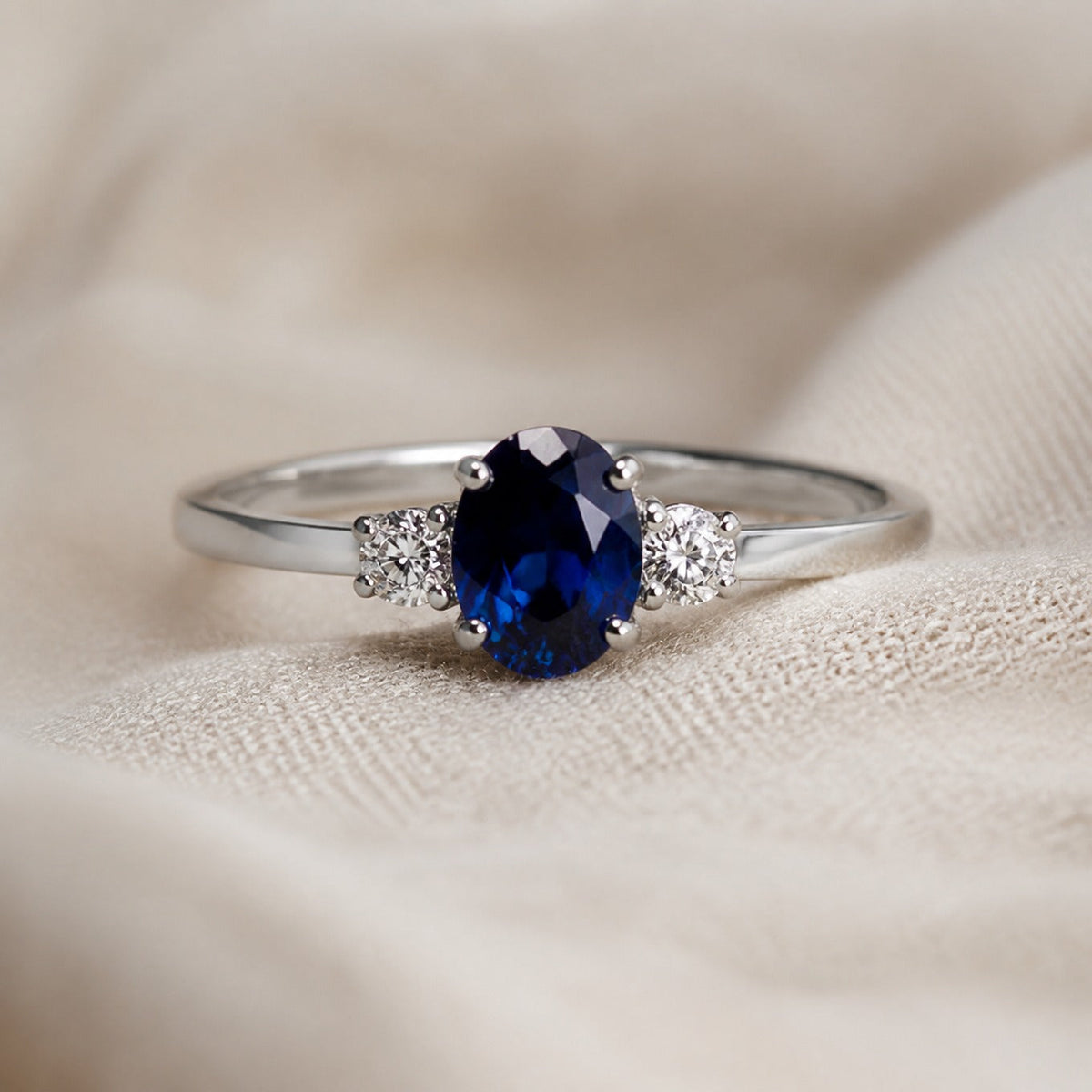 Royal Sapphire Promise Ring