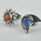 Elegant Sun Moon Earrings