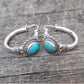 Chic Turquoise Retro Earrings