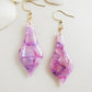 Sophisticated Translucent Polymer Earrings