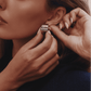 Silver Shiny Hoop Jewelry