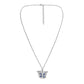 Butterfly Secret Message Pendant Necklace