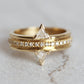 Luxury Triangle Zirconia Mosaic Ring