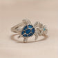 Blue Sea Turtle Starfish Ring