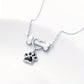 Silver Best Friend Heart Pendant Necklace