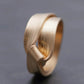Golden Knot Brushed Statement Band