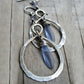 Bohemian Moonstone Silver Earrings