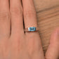 Blue Jewel Statement Ring