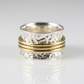 Vintage Two Tone Spinner Ring