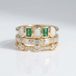 Multi Stone Zirconia Stack Ring