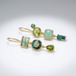 Verde Trio Crystal Earring