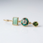 Verde Trio Crystal Earring