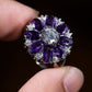 Royal Flower Statement Ring
