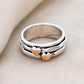 Retro Multi-Layer Heart Fashion Ring