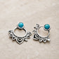Exquisite Turquoise Drop Earrings