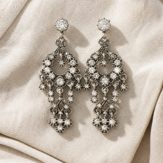Imperial Zircon Dangle Earrings