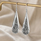 Vintage Floral Relief Earrings