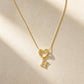 Evermore Heart Initial Necklace