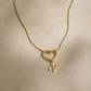 Evermore Heart Initial Necklace