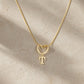 Evermore Heart Initial Necklace
