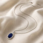 Royal Blue Pendant Necklace