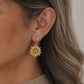 Radiant Sunflower Drop Earrings