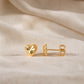 Beverly Heart Stud Earrings