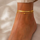Opulent Layered Anklet Chain