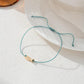 Minimalist Gold Fish Cord Anklet