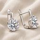 Vintage Zirconia Silver Earrings