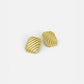 Dazzling Camilla Sculptural Gold Earrings