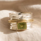 Vintage Double Tone Wide Face Ring