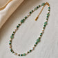 Prestigious Pearl Jade Gold Necklace