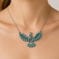 Turquoise Eagle Pendant Necklace