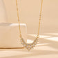 Radiant Zirconia Pendant Necklace