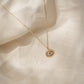 Elegant Opal Vintage Eye Necklace