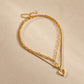 Celeste Double Chain Necklace