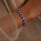 Heart Shape Link Silver Bracelet