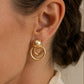 Timeless Circle Drop Earrings
