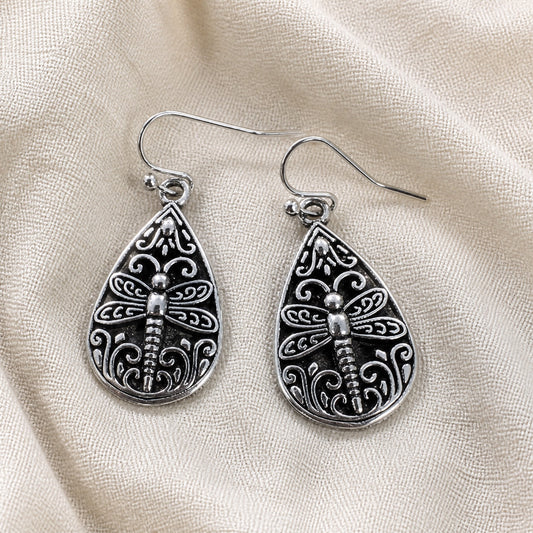 Timeless Cameo Filigree Earrings