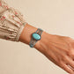 Oval Turquoise Open Bracelet