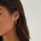 Elegant Gold Tear Drop Earrings