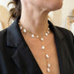 Pearl Cascade Y-Lariat Necklace
