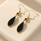 Dazzling Black Drop Earrings