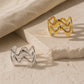 Maison Wave Band Ring