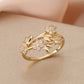 Timeless Floral Zirconia Ring