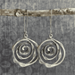 Maze Silver Vintage Earrings