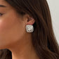 Aurelia Spiral Silver Earrings