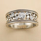 Exquisite White Gold Zirconia Ring